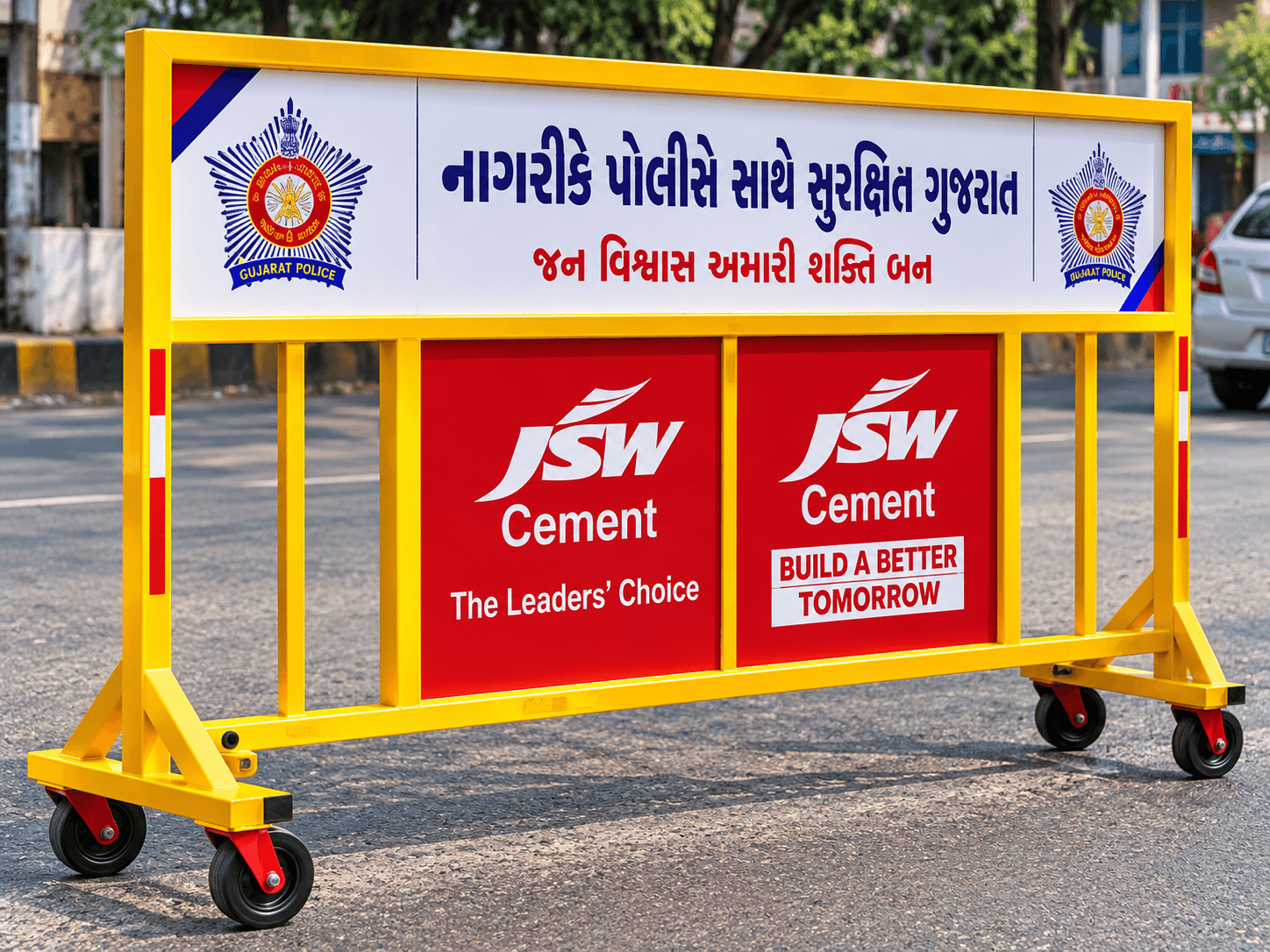 Durable Metal Road Barrier